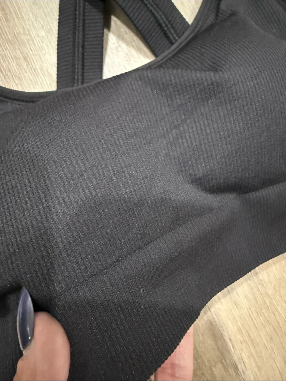 Athleta Black Crisscross Back Sports Bra